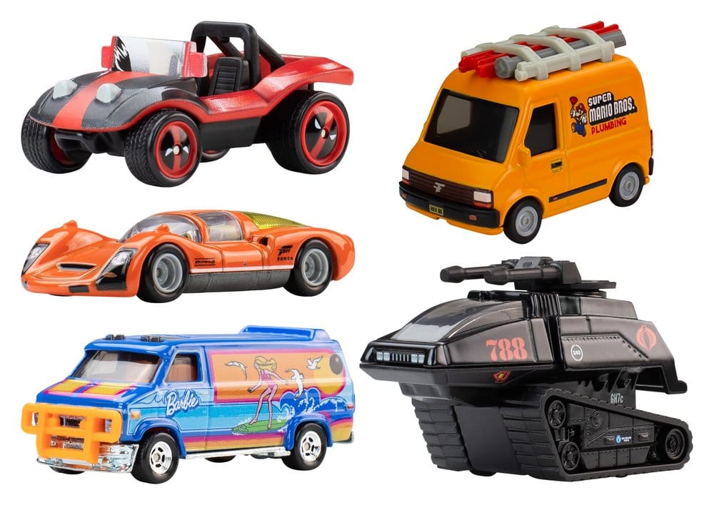 Hot Wheels Premium Die Cast Vehicles 1/64 Pop Culture 979Q Assortment 10 Mattel