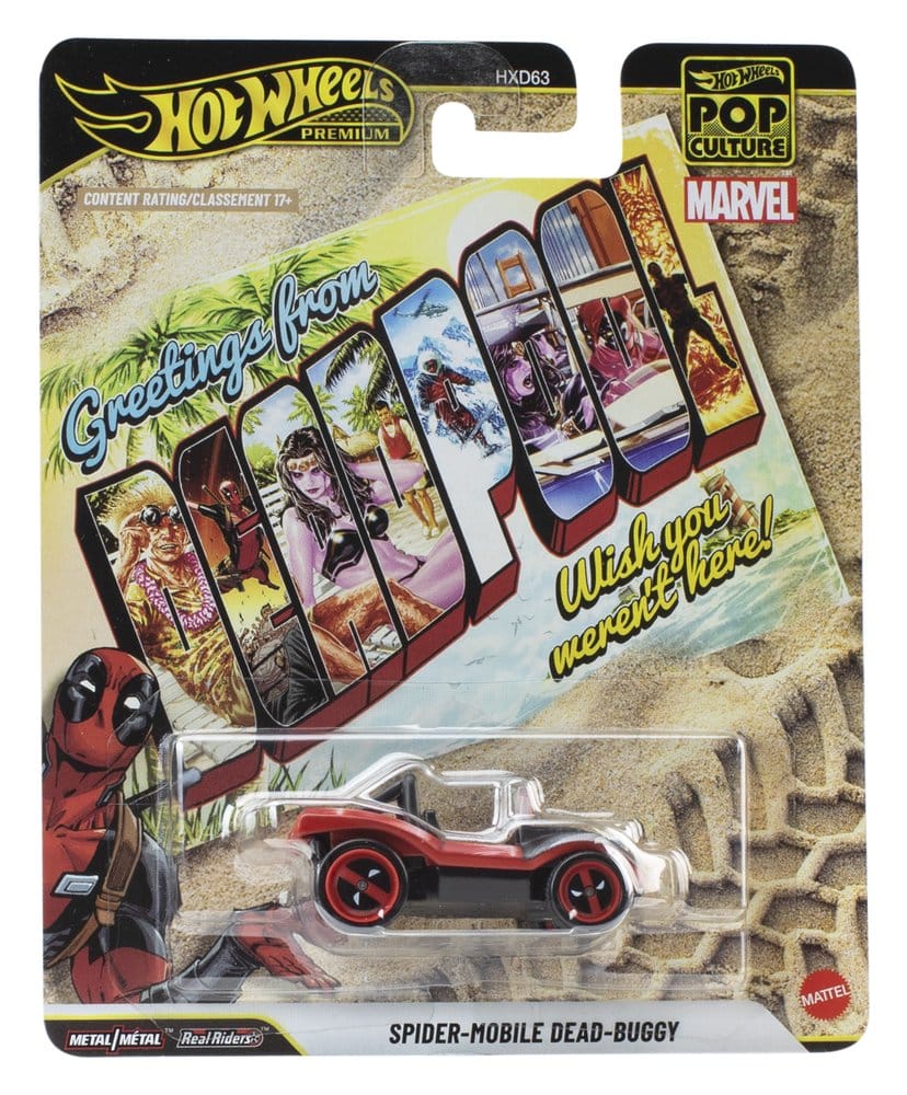 Hot Wheels Premium Die Cast Vehicles 1/64 Pop Culture 979Q Assortment 10 Mattel