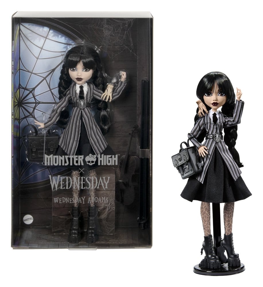 Monster High x Wednesday Doll Wednesday Addams Mattel
