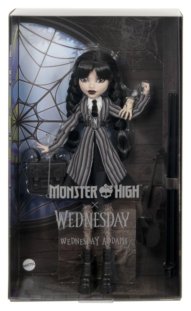 Monster High x Wednesday Doll Wednesday Addams Mattel