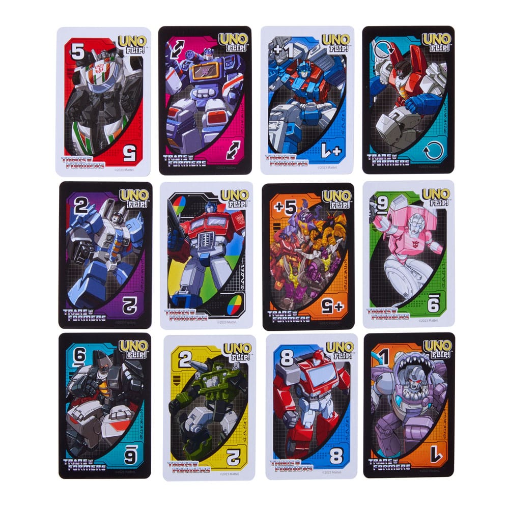 Transformers UNO Flip! Card Game Mattel