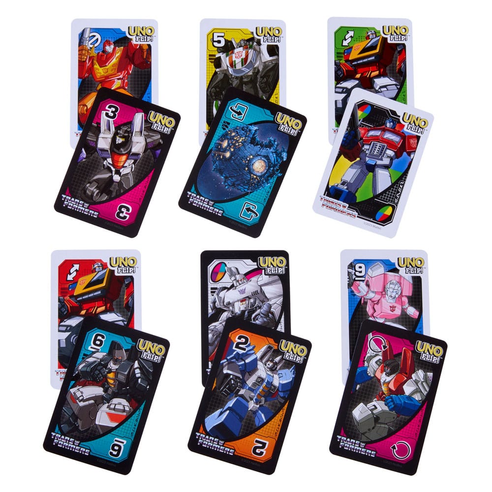 Transformers UNO Flip! Card Game Mattel