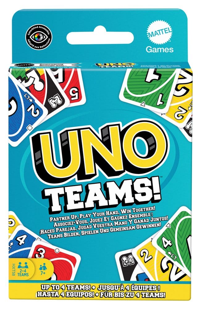 UNO Teams Card Game Mattel