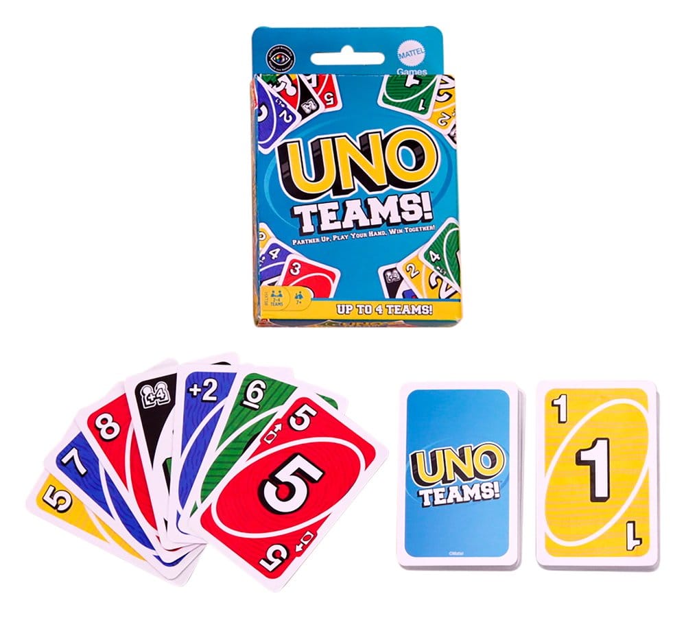 UNO Teams Card Game Mattel