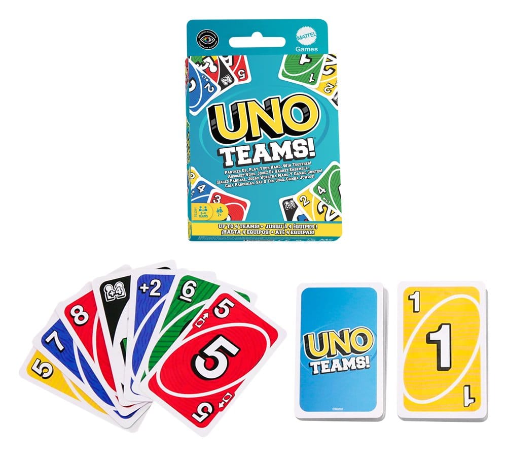 UNO Teams Card Game Mattel