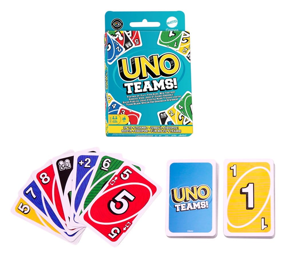 UNO Teams Card Game Mattel