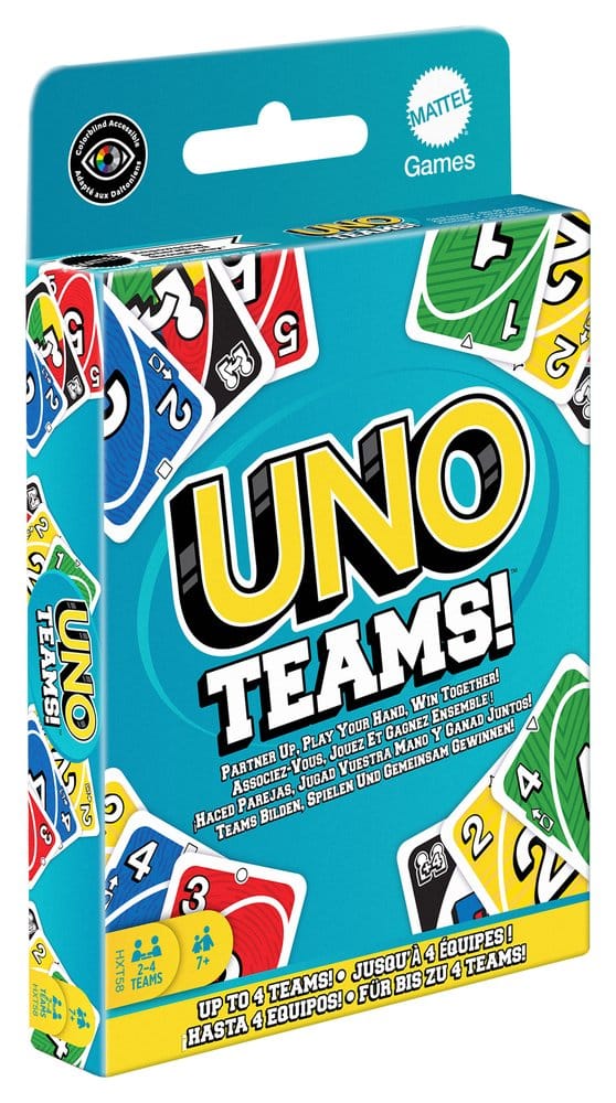UNO Teams Card Game Mattel