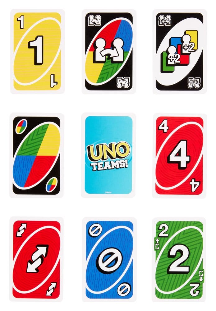 UNO Teams Card Game Mattel