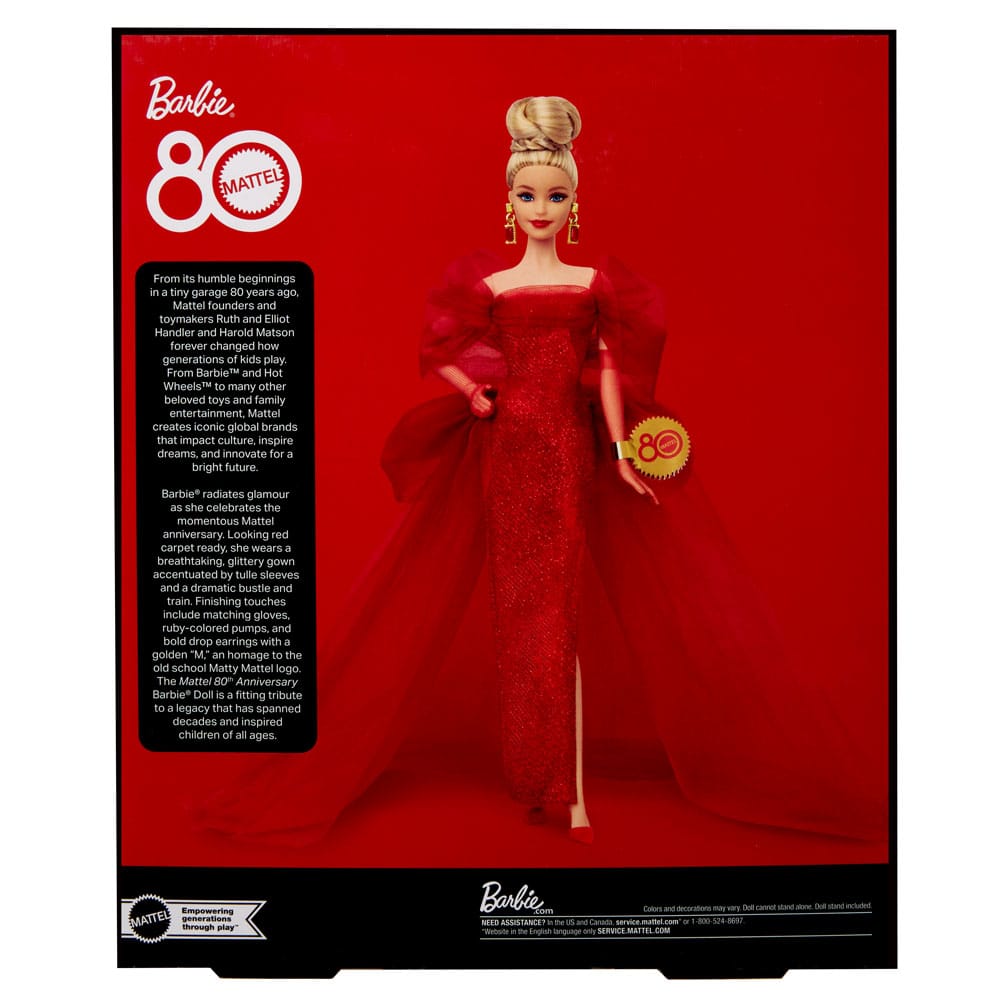 Barbie Signature Doll 80th Anniversary Blonde Mattel