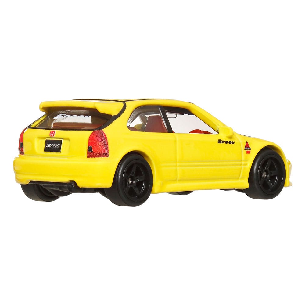 Hot Wheels Premium Car Culture Diecast Vehicle 2 Pack 1/64 '99 Honda Civic Type R EK9 & Honda Civic Type R Mattel