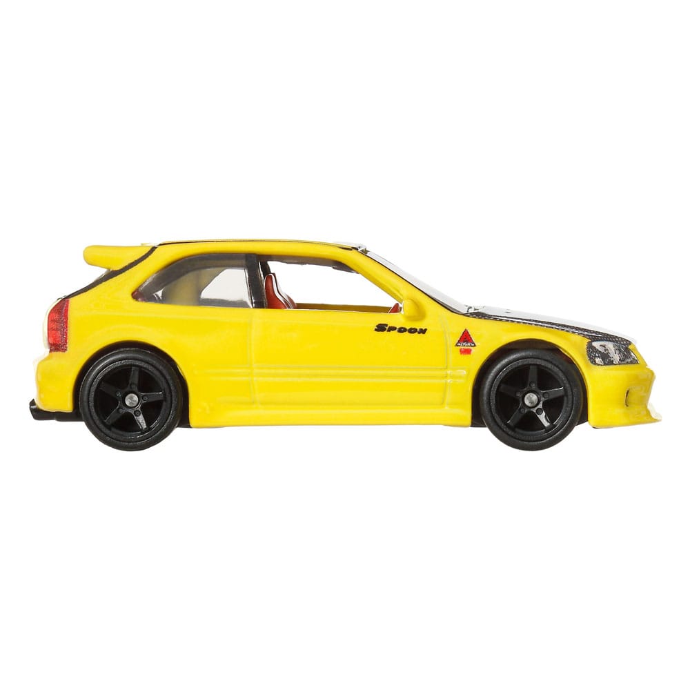 Hot Wheels Premium Car Culture Diecast Vehicle 2 Pack 1/64 '99 Honda Civic Type R EK9 & Honda Civic Type R Mattel