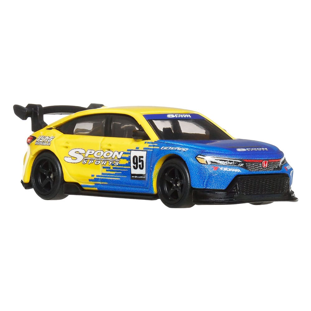 Hot Wheels Premium Car Culture Diecast Vehicle 2 Pack 1/64 '99 Honda Civic Type R EK9 & Honda Civic Type R Mattel