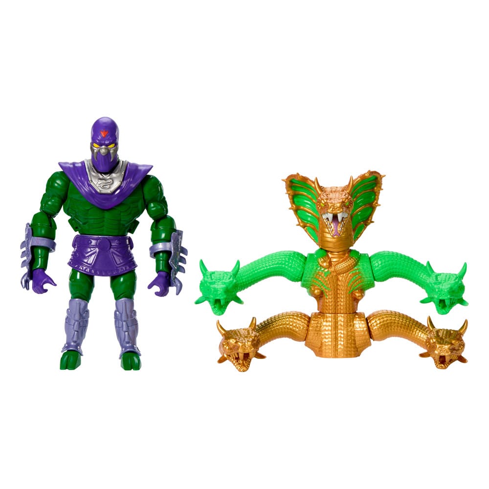 MOTU x TMNT Turtles of Grayskull Deluxe Action Figure King Hiss Mattel