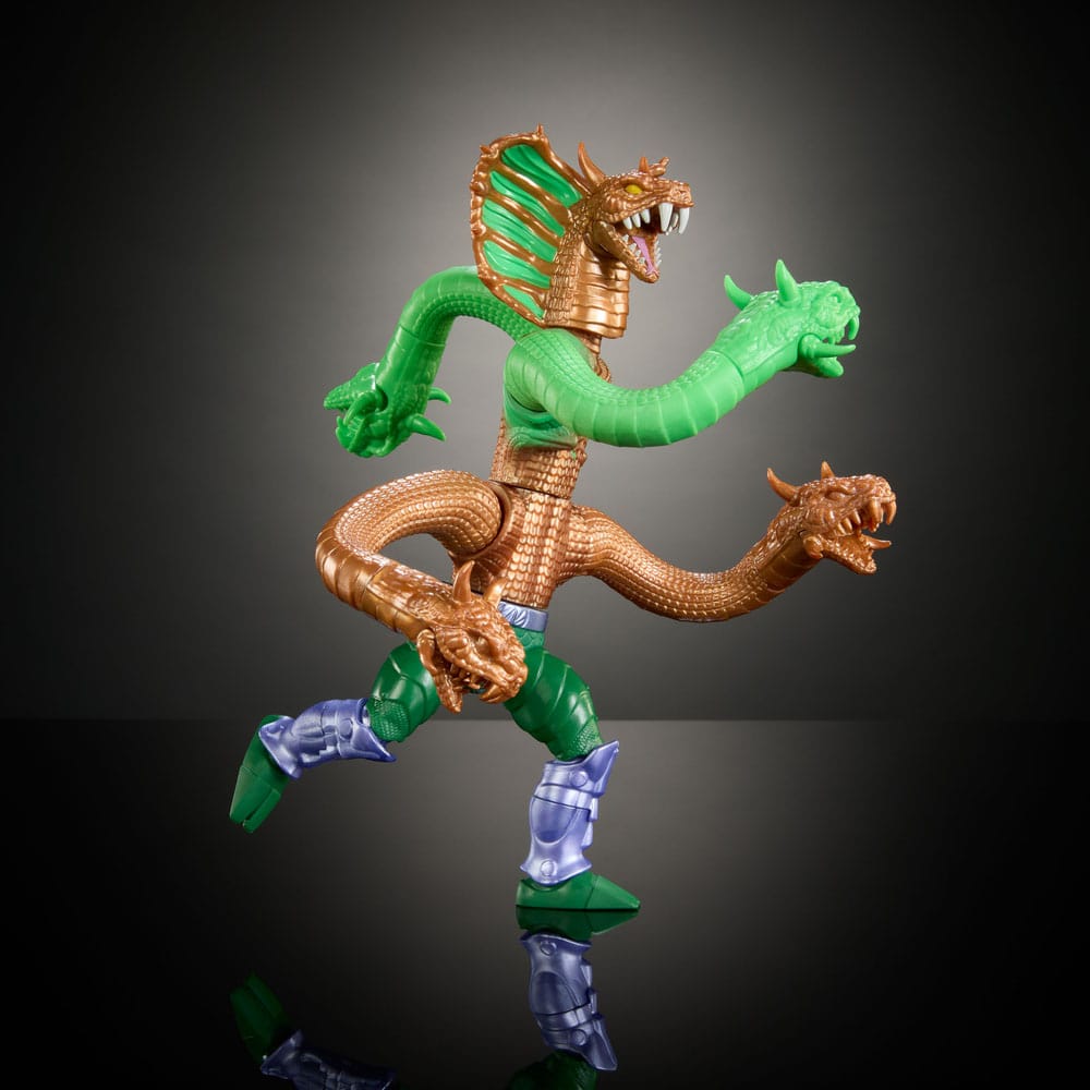 MOTU x TMNT Turtles of Grayskull Deluxe Action Figure King Hiss Mattel
