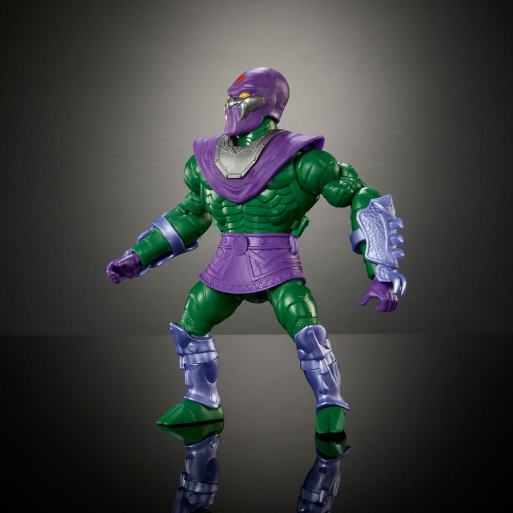 MOTU x TMNT Turtles of Grayskull Deluxe Action Figure King Hiss Mattel