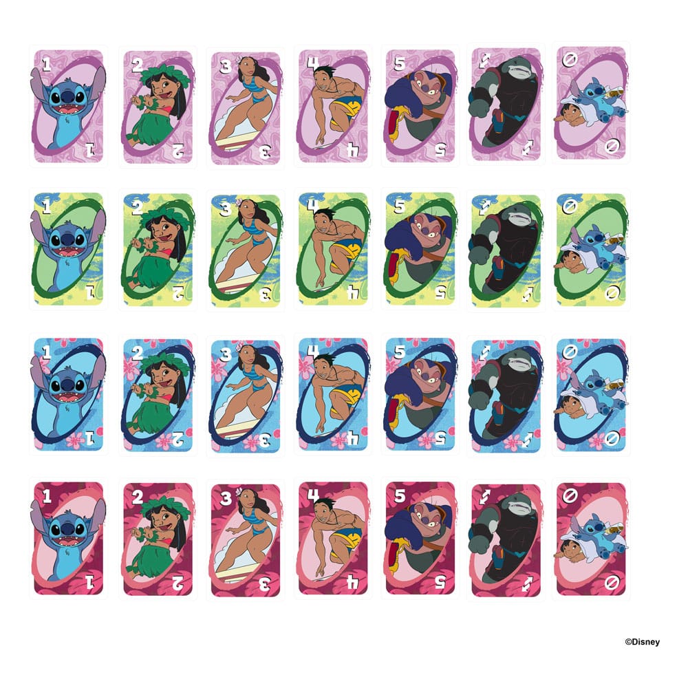 Lilo & Stitch Card Game UNO Mattel