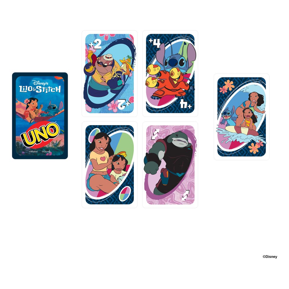 Lilo & Stitch Card Game UNO Mattel