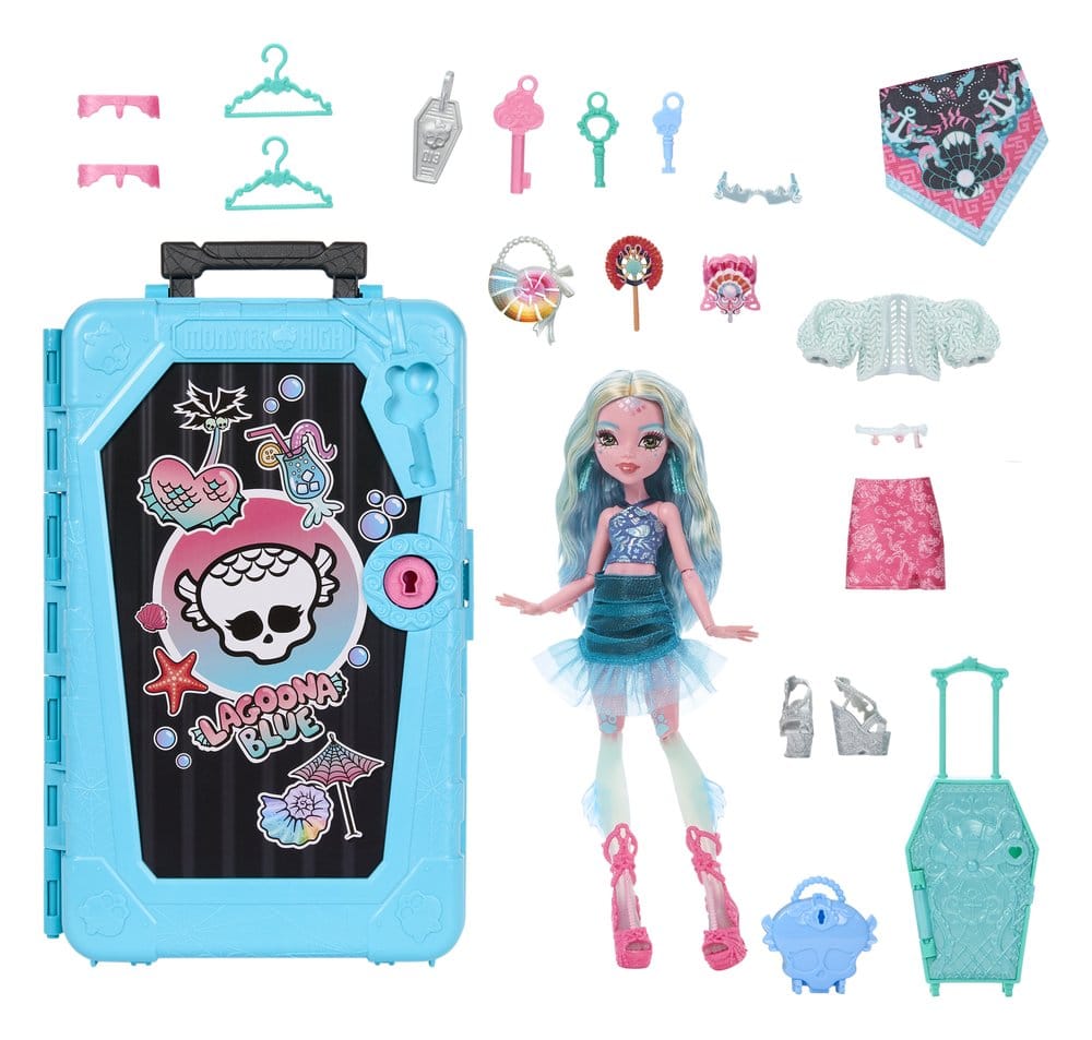 Monster High Skulltimate Secrets Doll Destination Gore geous Oasis Lagoona Blue Mattel
