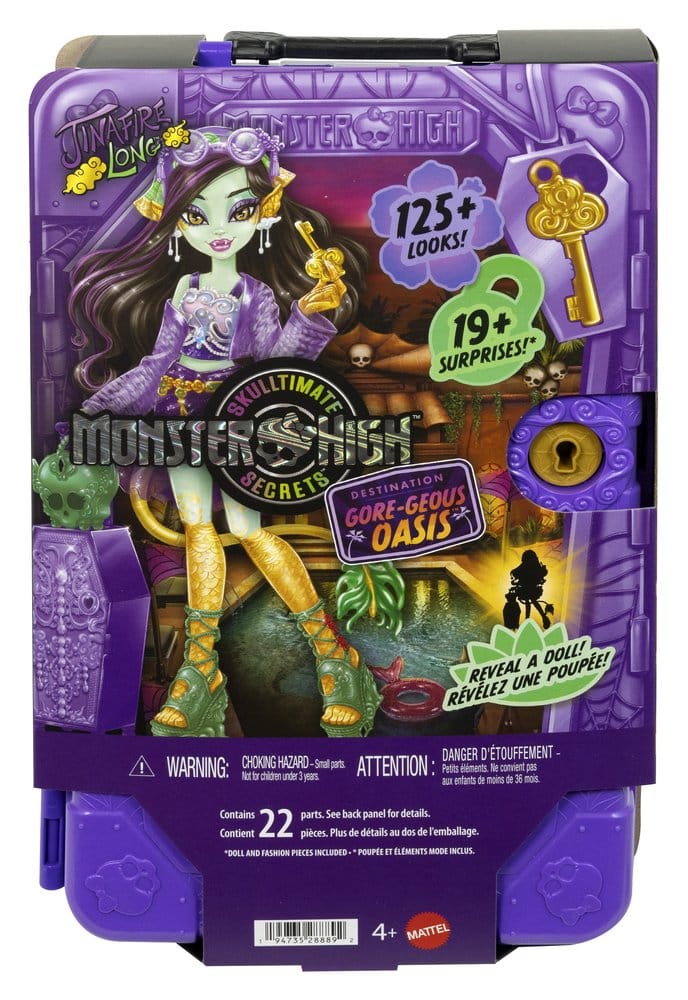 Monster High Skulltimate Secrets Doll Destination Gore geous Oasis Jinafire Long Mattel