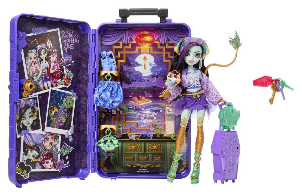 Monster High Skulltimate Secrets Doll Destination Gore geous Oasis Jinafire Long Mattel