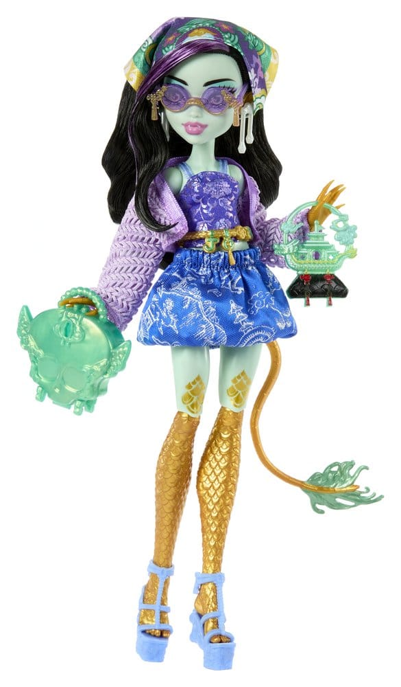 Monster High Skulltimate Secrets Doll Destination Gore geous Oasis Jinafire Long Mattel