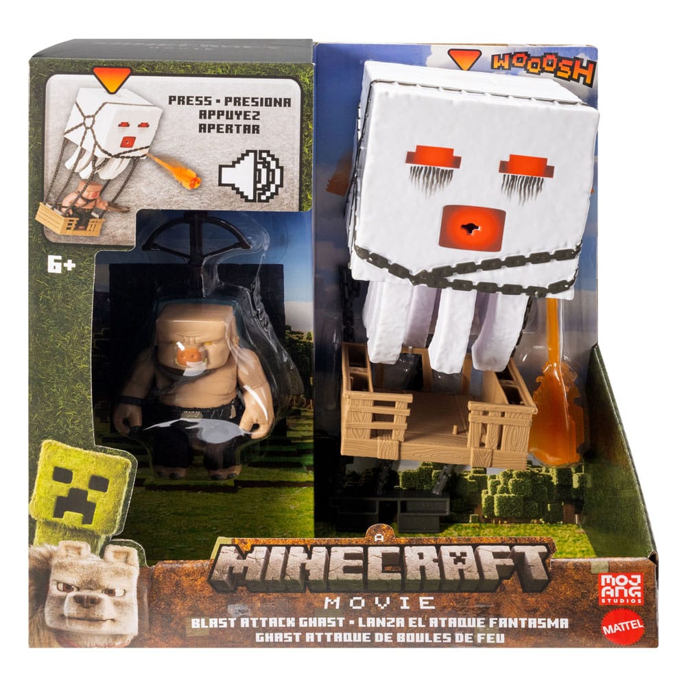 A Minecraft Movie Action Figure Blast Attack Ghast Mattel