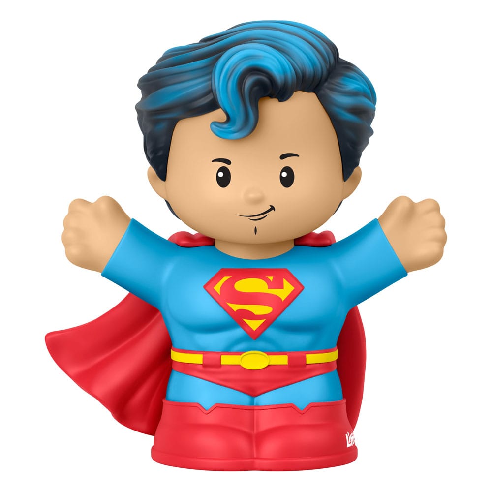 DC Comics Fisher Price Little People Collector Mini Figures 4 Pack Superman Through the Ages Mattel