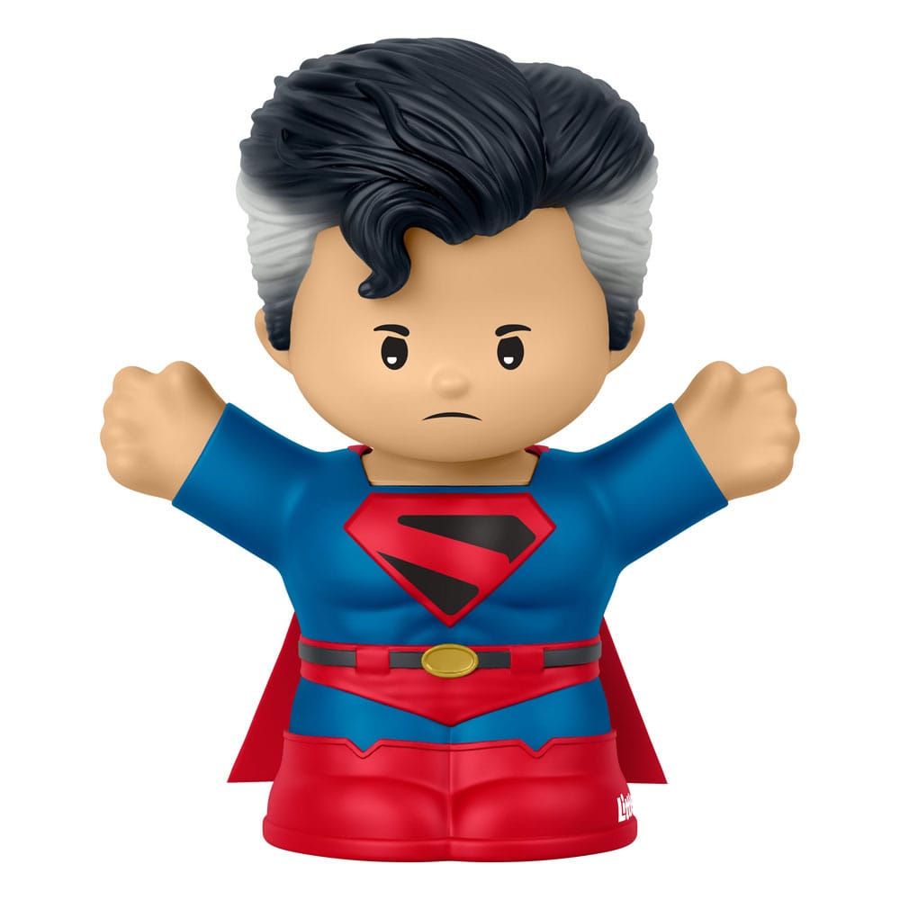 DC Comics Fisher Price Little People Collector Mini Figures 4 Pack Superman Through the Ages Mattel