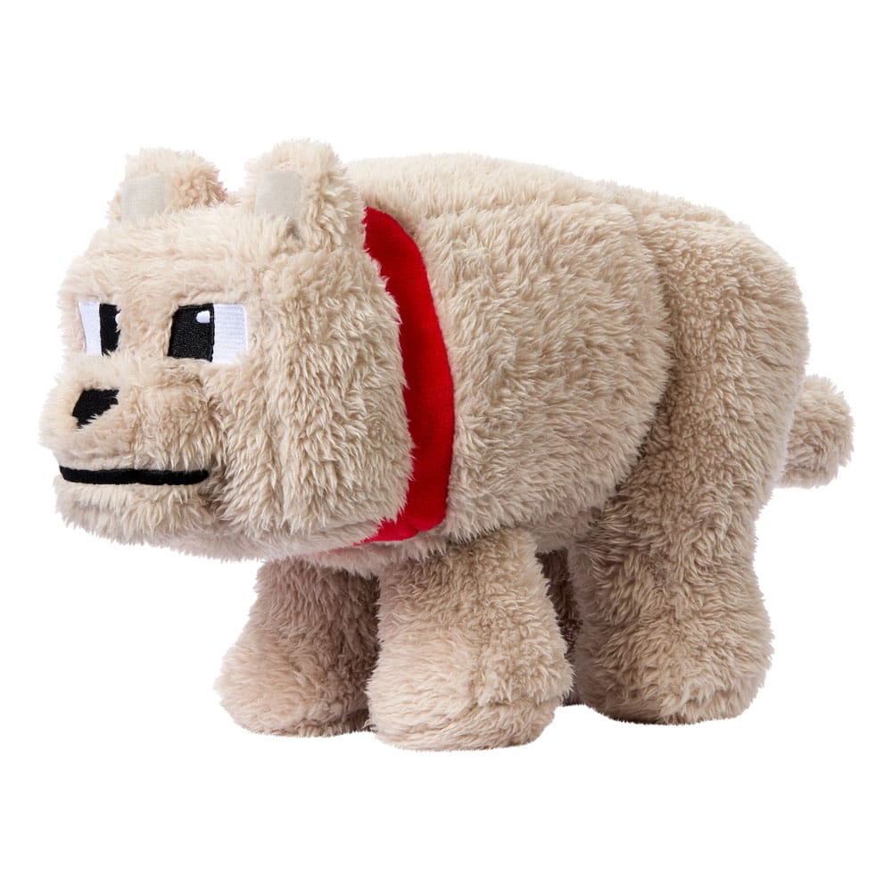 A Minecraft Movie Plush Figure Dennis the Wolf Mattel