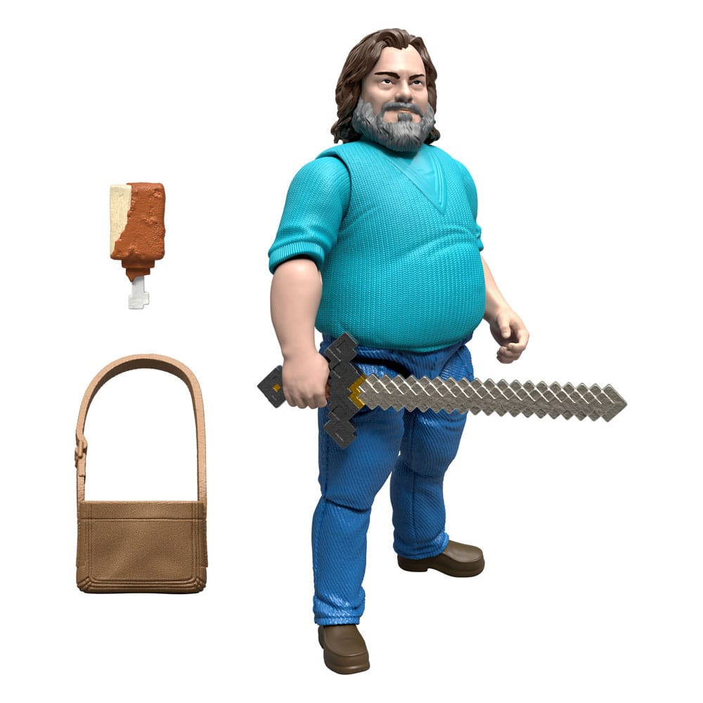 A Minecraft Movie Action Figure Steve Mattel