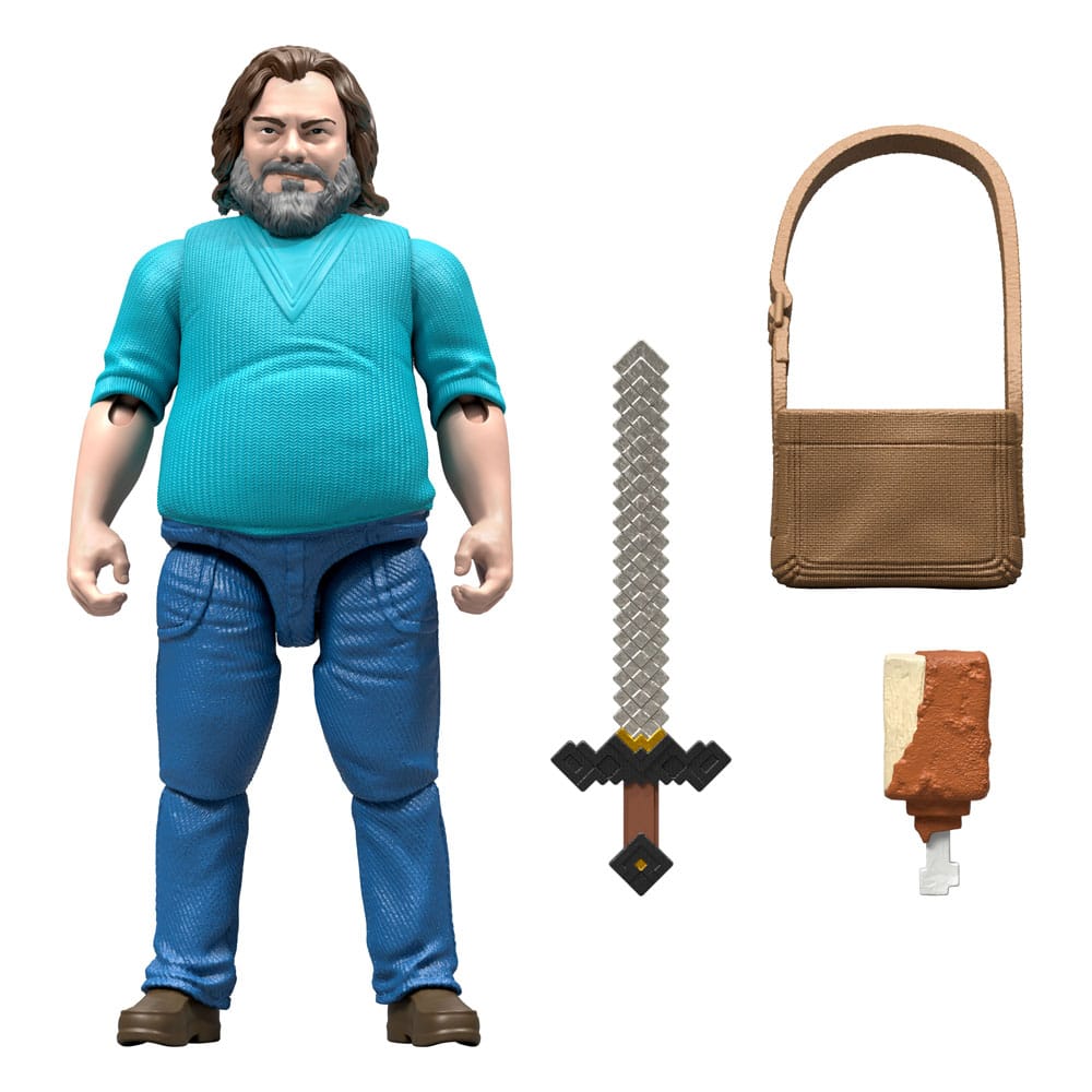A Minecraft Movie Action Figure Steve Mattel