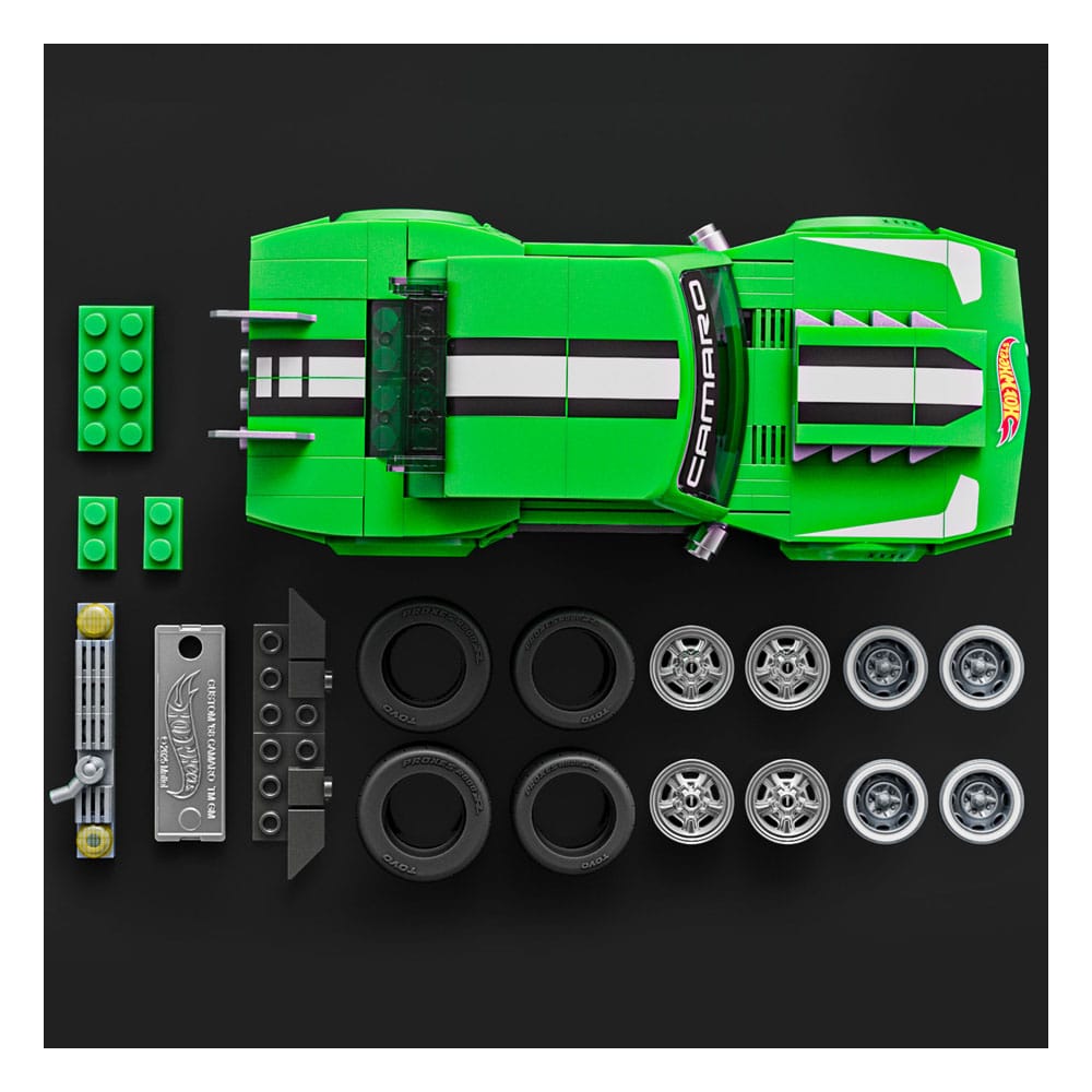 Mattel Brick Shop Hot Wheels Speed Series Building Set 1/32 Custom '68 Camaro Mattel
