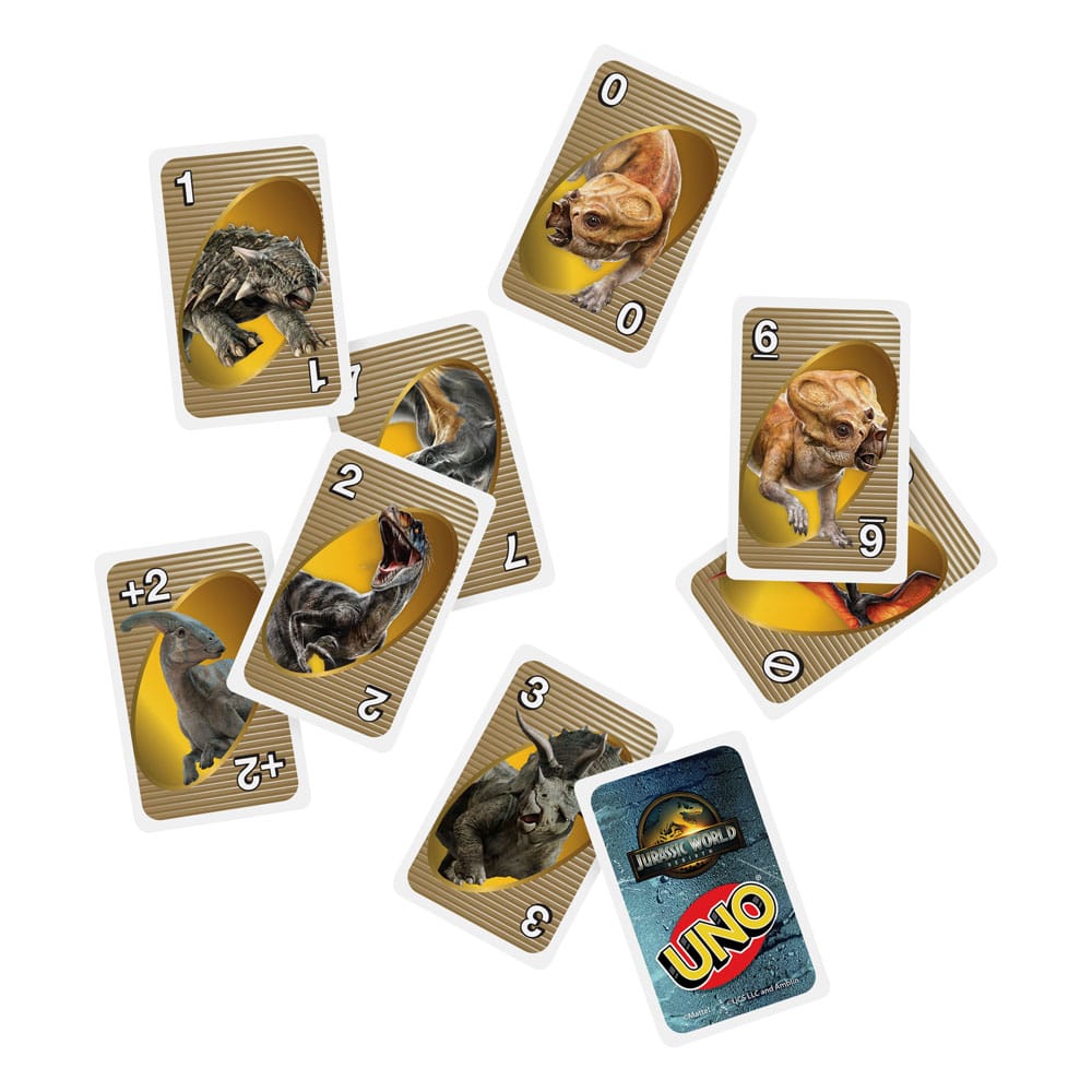 Jurassic World Rebirth UNO Card Game Mattel