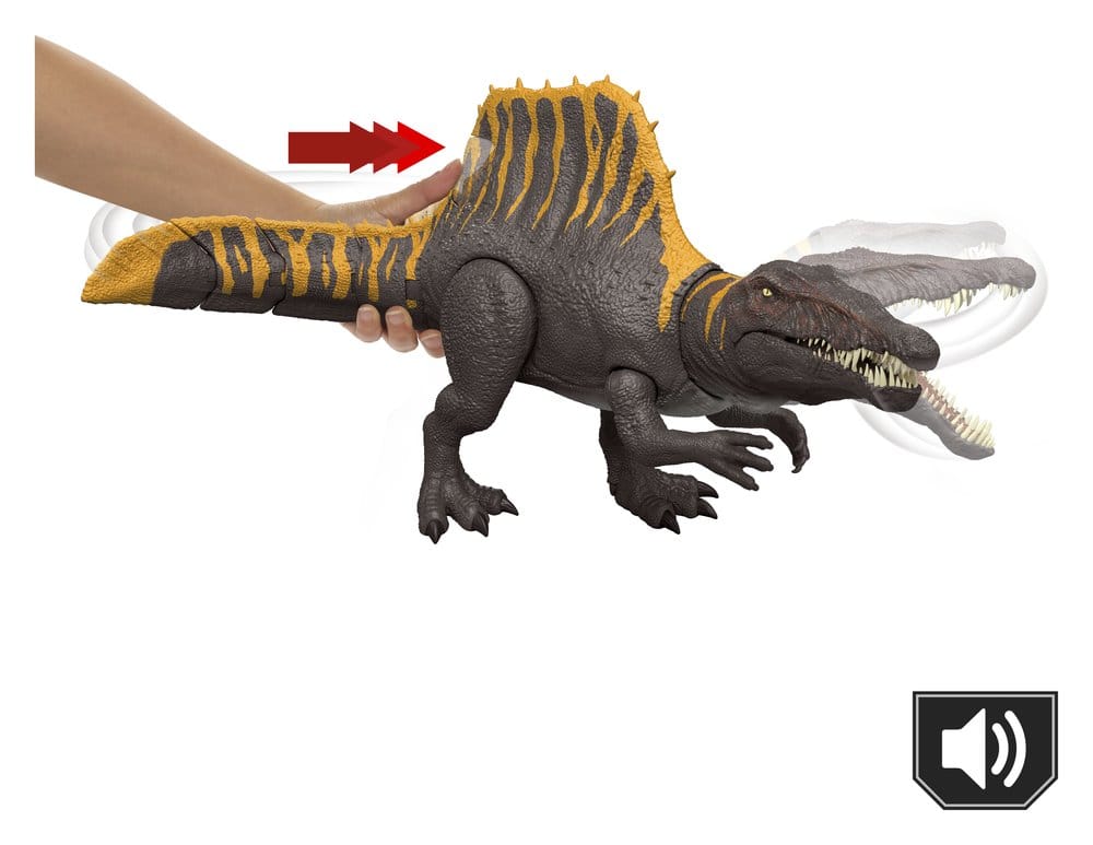 Jurassic World Rebirth Action Figure Tail Thrasher Spinosaurus Mattel