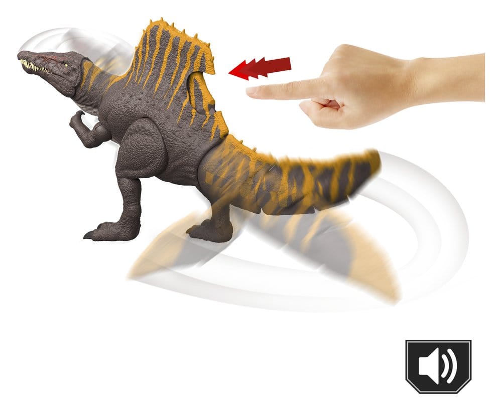 Jurassic World Rebirth Action Figure Tail Thrasher Spinosaurus Mattel