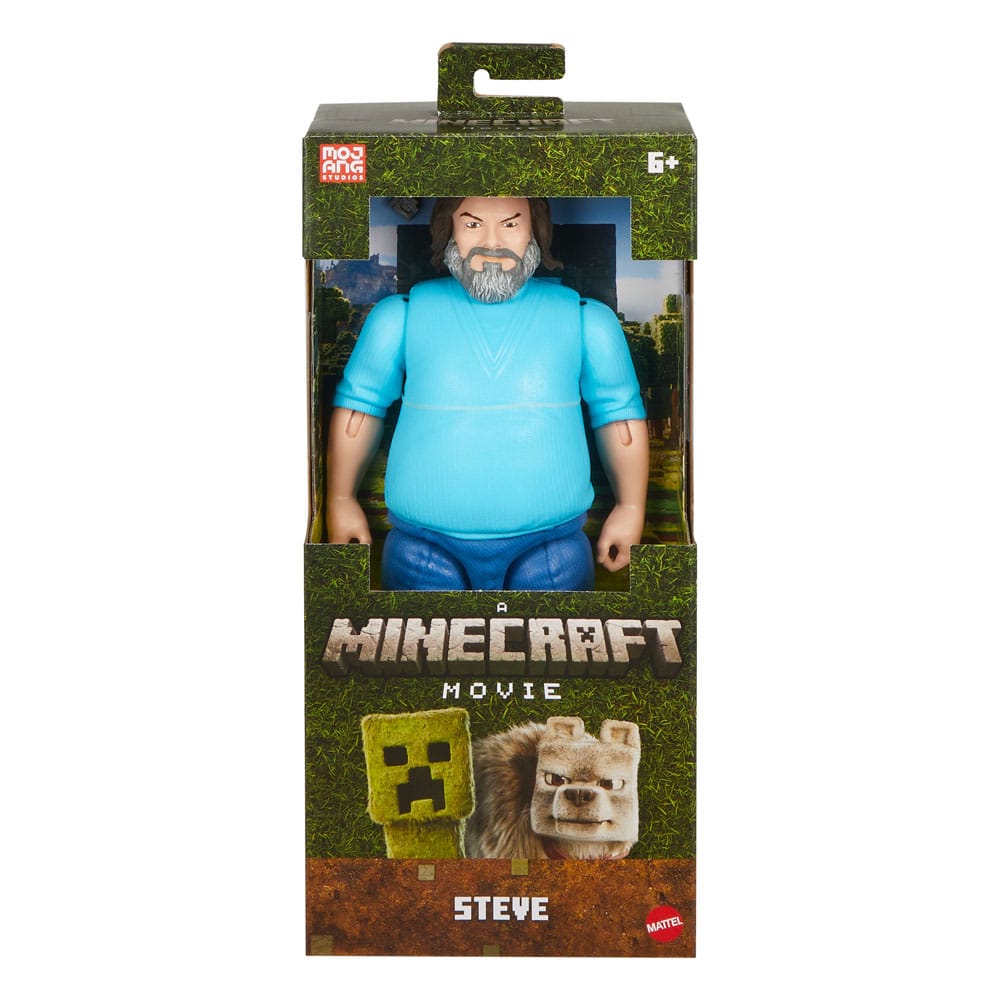 A Minecraft Movie Action Figure Large Steve Mattel