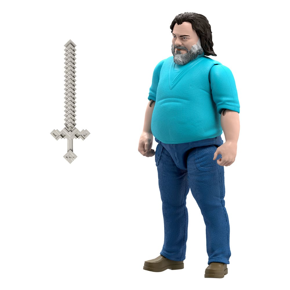 A Minecraft Movie Action Figure Large Steve Mattel
