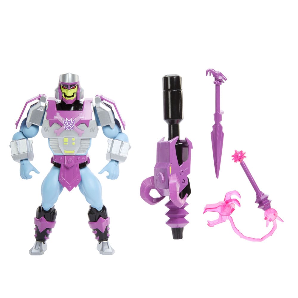 Masters of the Universe x Transformers Action Figure Megatron Armor Skeletor heo European Exclusive Mattel