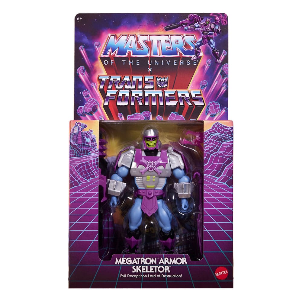 Masters of the Universe x Transformers Action Figure Megatron Armor Skeletor heo European Exclusive Mattel