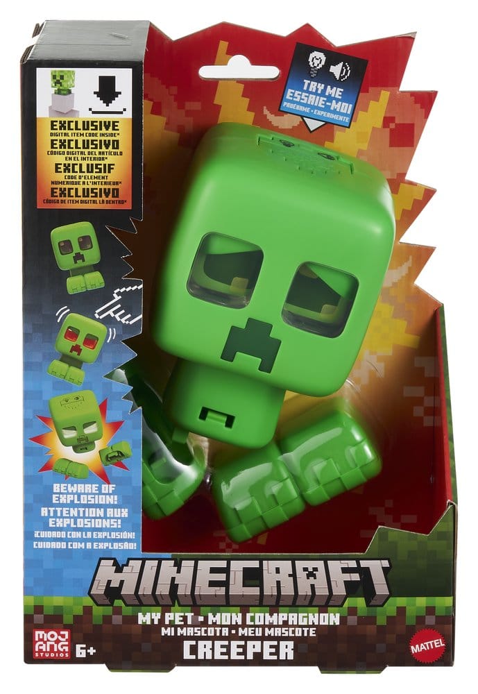 Minecraft Interactive Figure My Pet Creeper Mattel