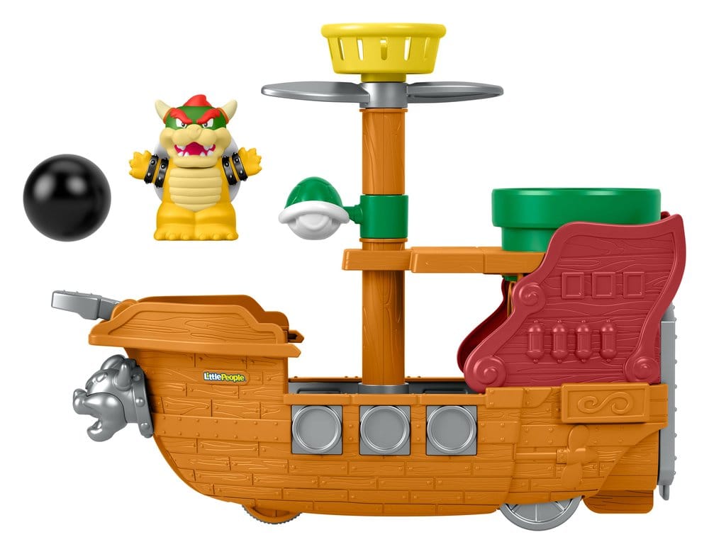 My Mario Little People Playset Bowser's Airship Mattel