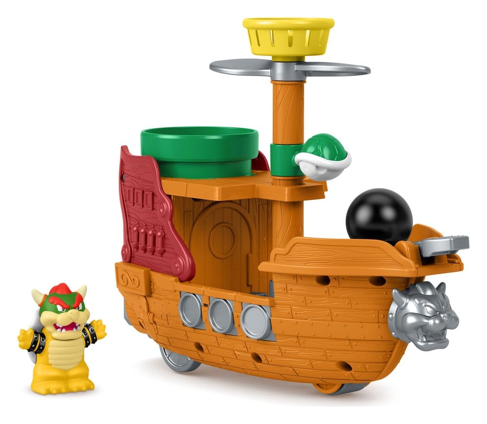 My Mario Little People Playset Bowser's Airship Mattel