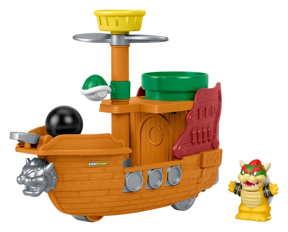 My Mario Little People Playset Bowser's Airship Mattel