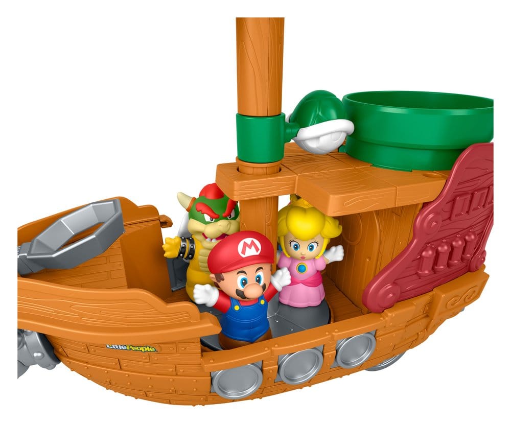 My Mario Little People Playset Bowser's Airship Mattel
