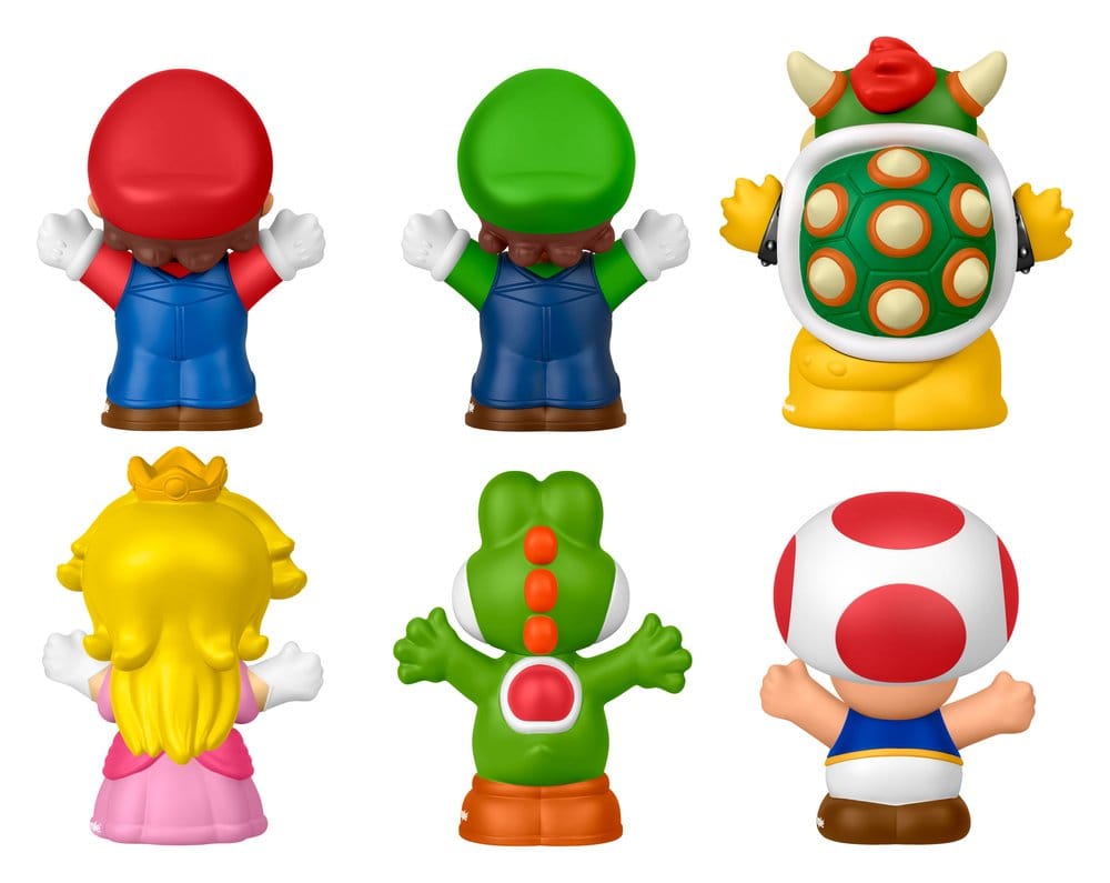 My Mario Little People Collector Mini Figure 6 Pack Mattel