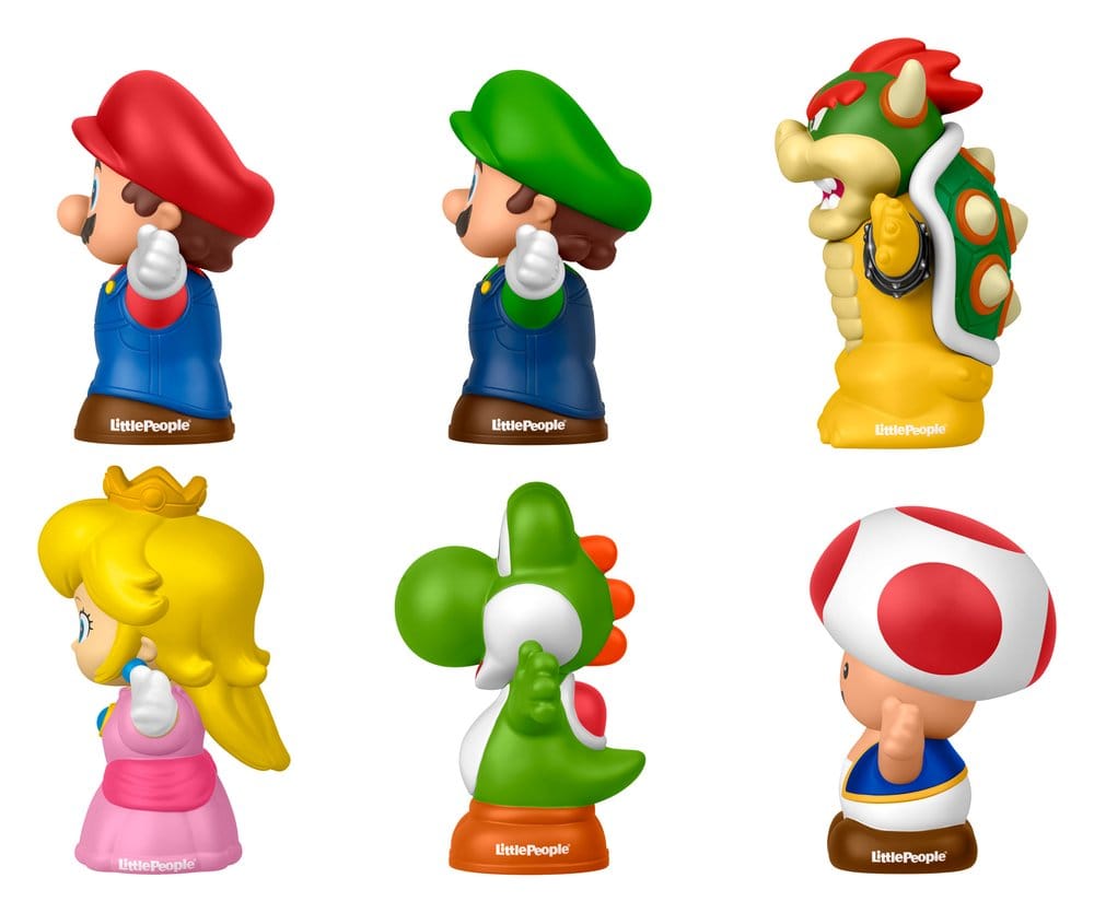 My Mario Little People Collector Mini Figure 6 Pack Mattel