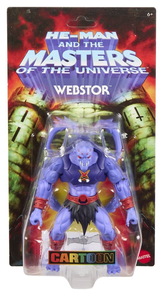 Masters of the Universe Origins Action Figure Cartoon Collection Webstor Mattel