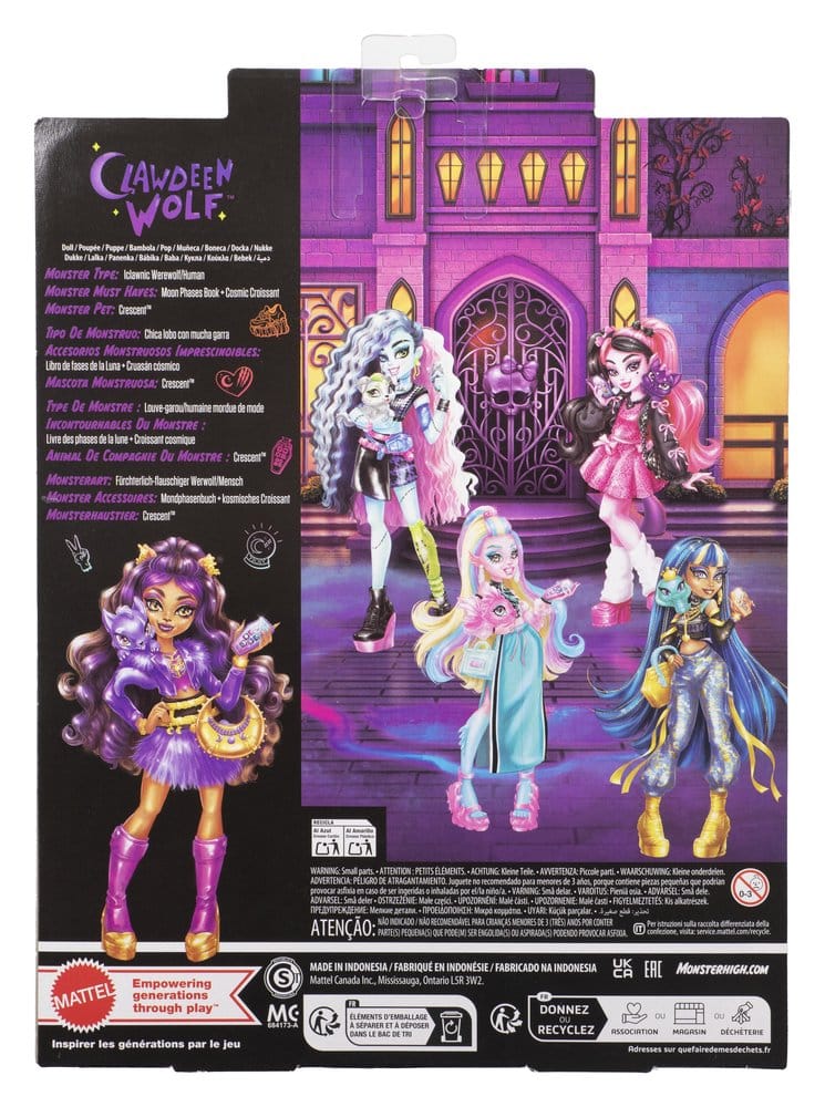 Monster High Doll Clawdeen Wolf Mattel