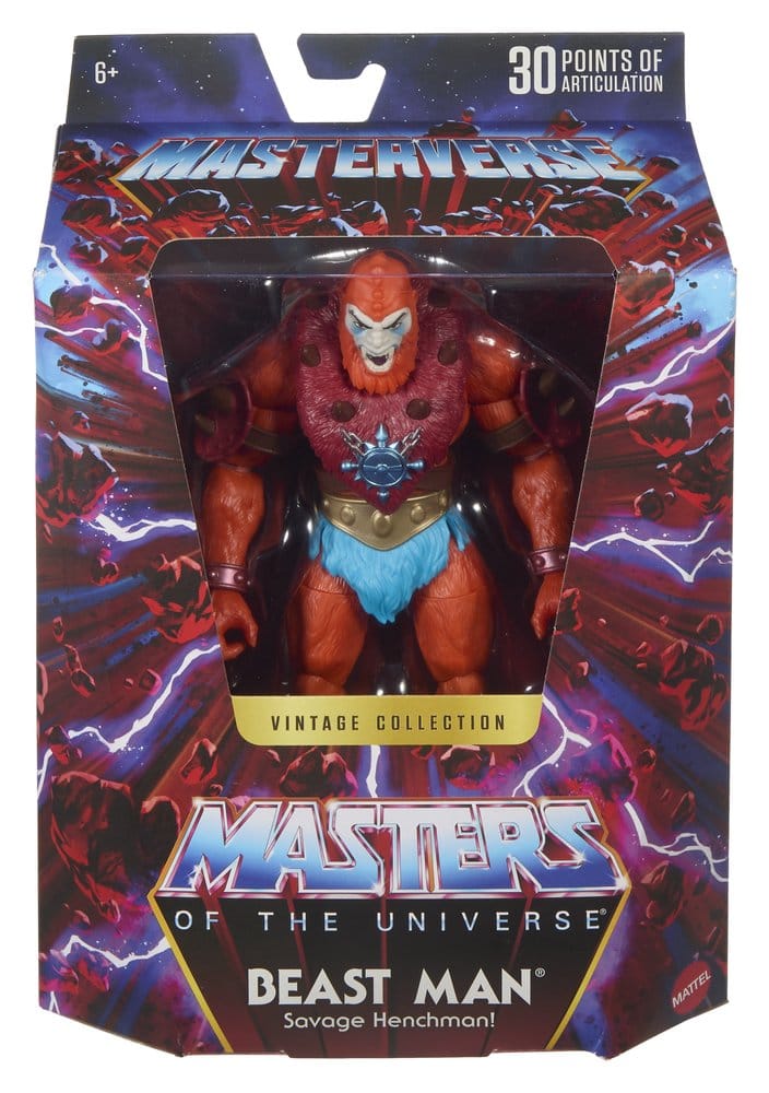 Masters of the Universe Masterverse Action Figure Vintage Collection Beast Man Mattel