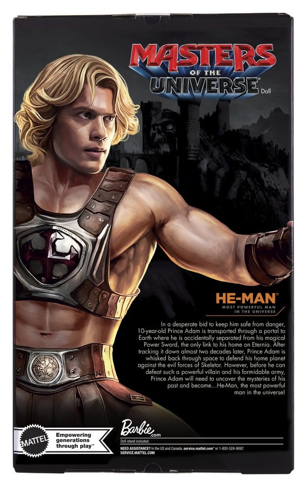 Masters of the Universe Movie 2026 Barbie Signature Doll He-Man Mattel